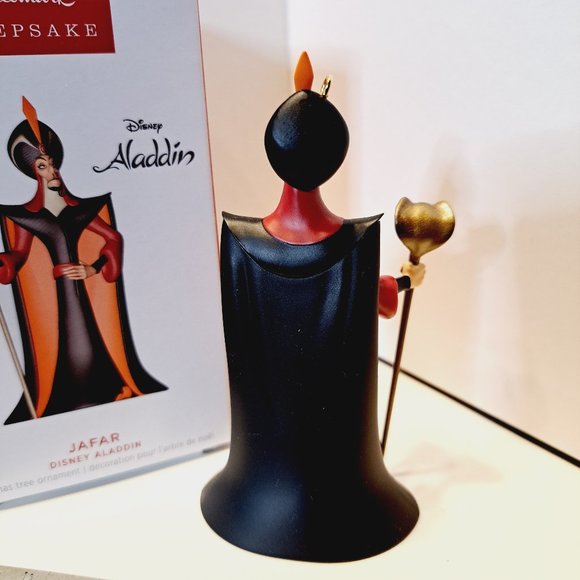 2023 Hallmark Keepsake Limited Edition Disney Aladdin Jafar Ornament New in Box - Picture 6 of 7